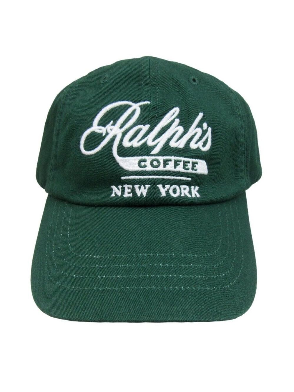 Polo Ralph Lauren Ralph's Coffee New York NYC Baseball Hat Cap Green NEW